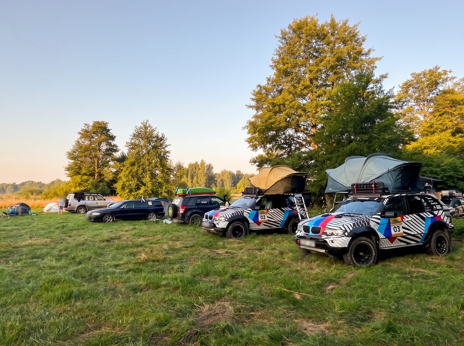 The Farm Wild Camping — rally and roof tents